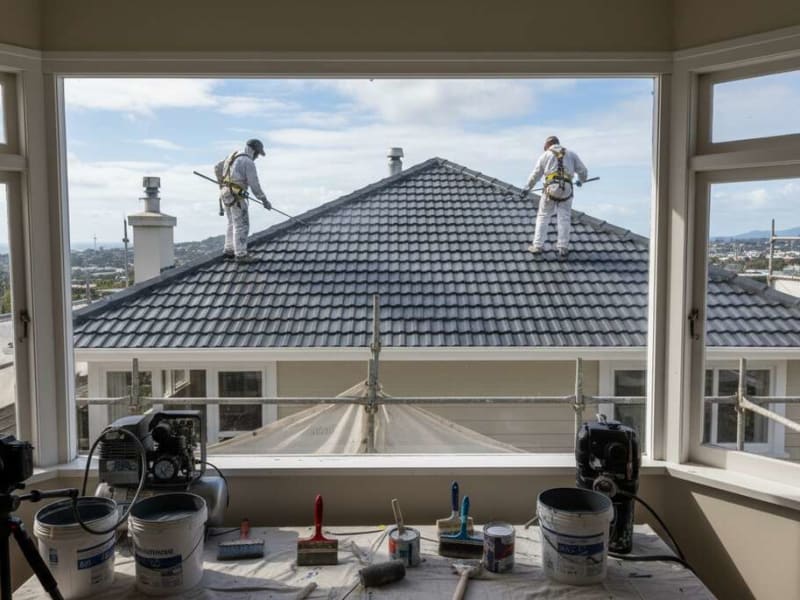 Tile Roof Painting in Wellington: Complete Guide for Concrete Tiles