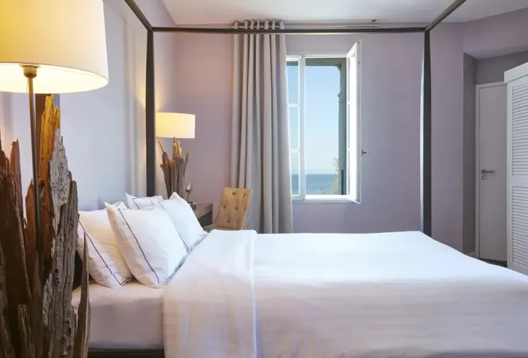 Chambre Chateau Relais Pornichet - Hôtel Spa Château des Tourelles  - chambre Côte Atlantique