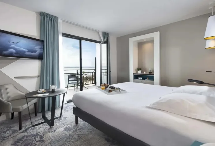 Chambre Confort Vue Mer Hôtel Valdys La Baie - Douarnenez  - chambre Bretagne