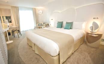 Chambre fil de l'eau Hôtel Miramar La Cigale Port Crouesty - chambre Bretagne