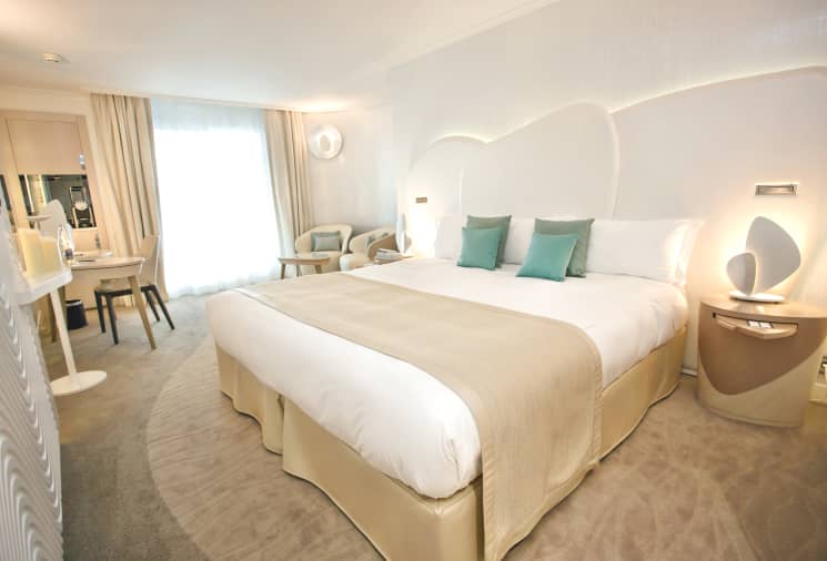 Chambre fil de l'eau Hôtel Miramar La Cigale Port Crouesty - chambre Bretagne