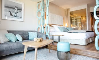 Chambre Hotel Île de la lagune Saint Cyprien - thalasso Méditerranée