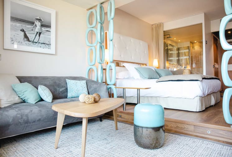 Chambre Hotel Île de la lagune Saint Cyprien - thalasso Méditerranée