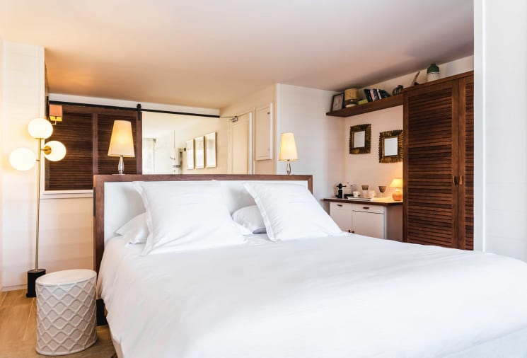 Chambre Hotel Île de la lagune Saint Cyprien - thalasso Méditerranée
