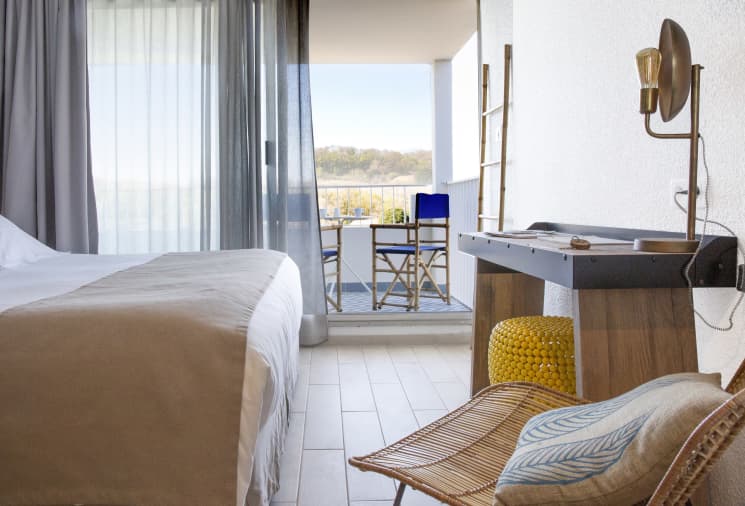 Chambre Hôtel Les Bulles de Mer Saint Cyprien - thalasso Méditerranée