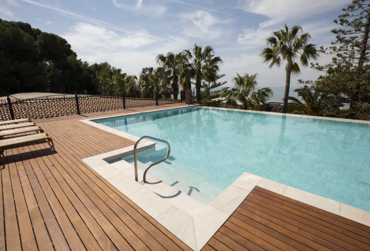 Piscine Extérieur Palasiet Clinic & Hotel 4 benicassim - soin thalasso Espagne