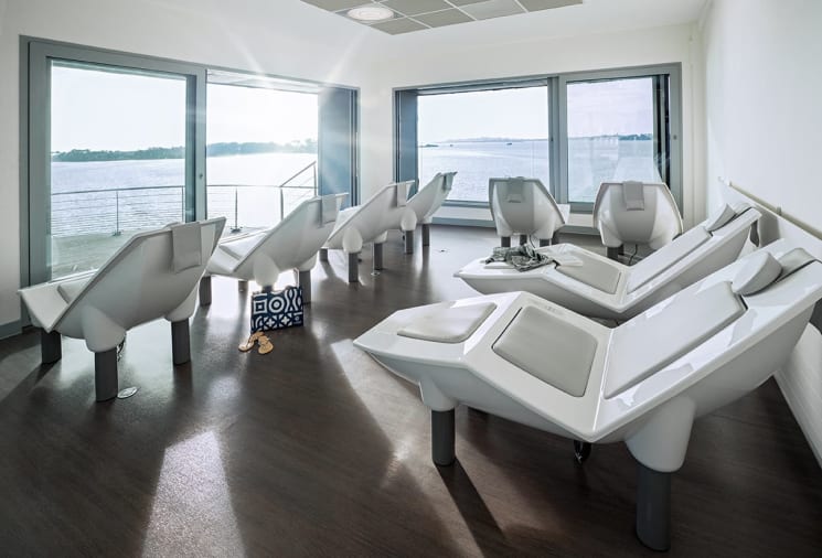 Salle de repos Hôtel Valdys Beau Rivage - Roscoff  - soin thalasso Bretagne