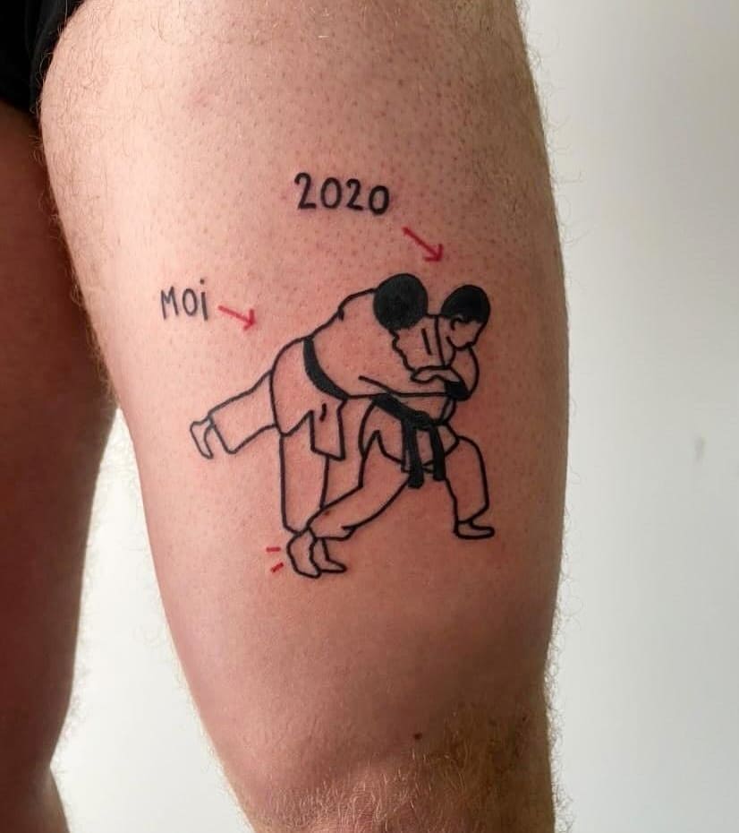 2020 meme judo ignorant tattoo