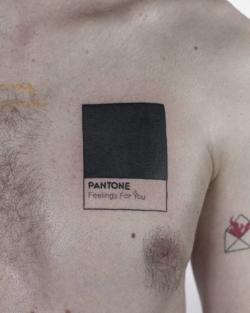 pantone feelings ignorant tattoo by 404 Tearzzz