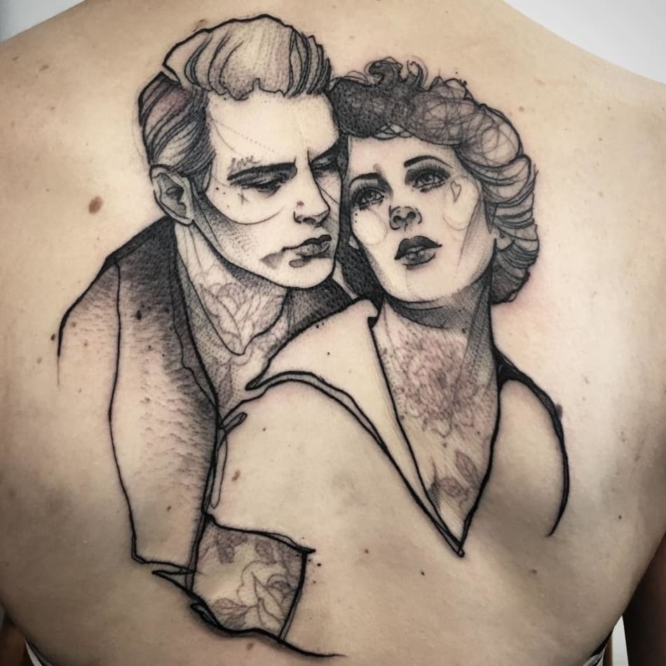 Anki Michler Couple Tattoo