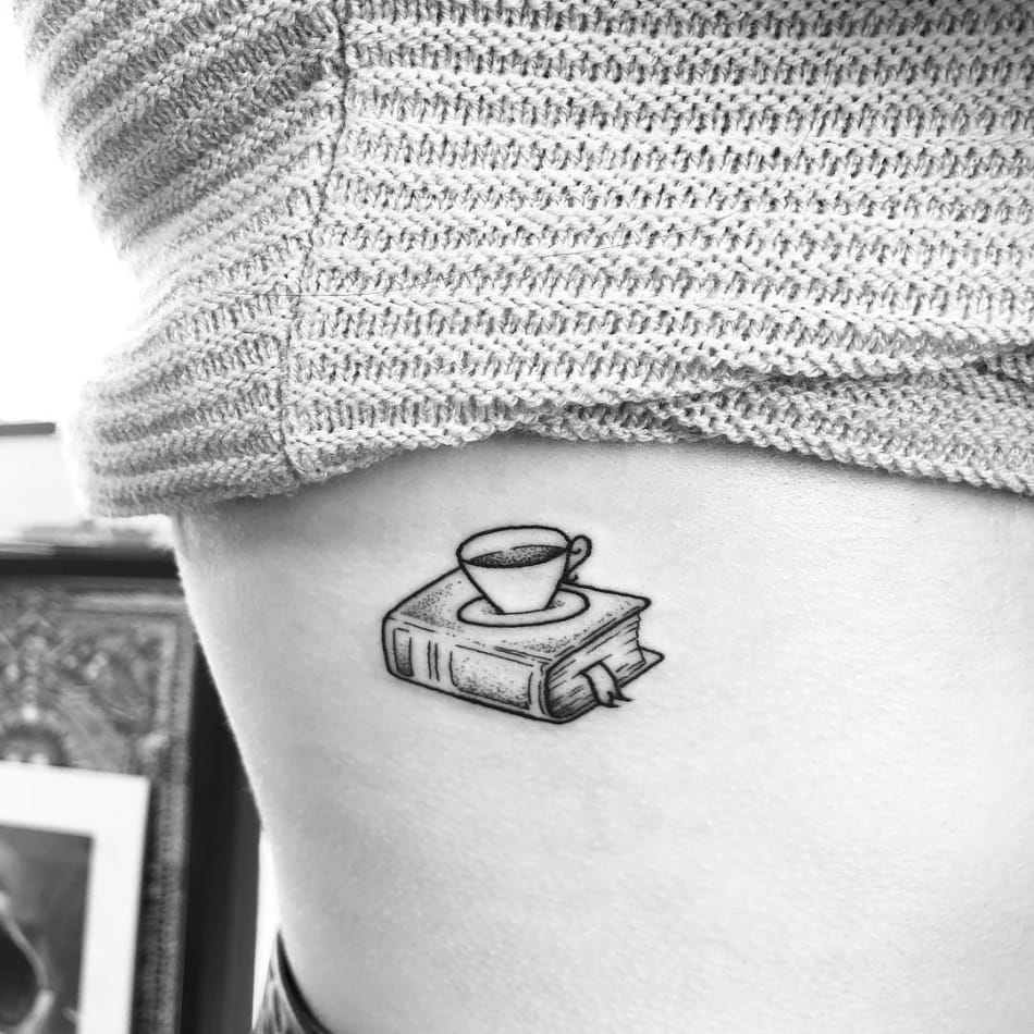 Book coffee Tattoo