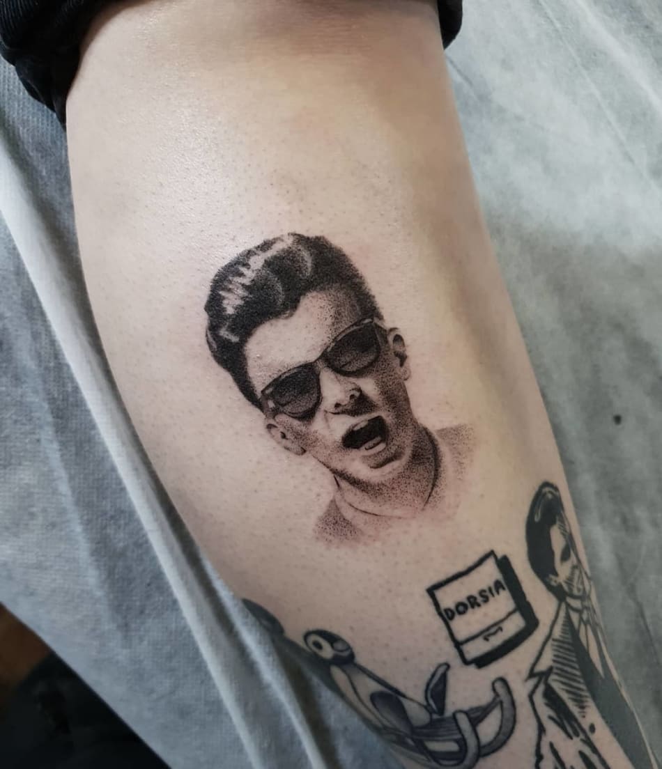 Rick ashley portrait tattoo by Breakkytime