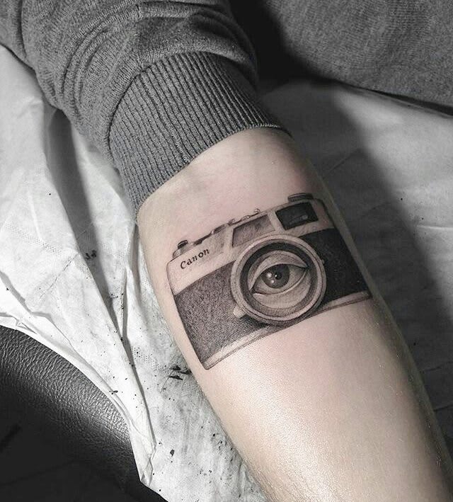 Camera Photography eye Tattoo