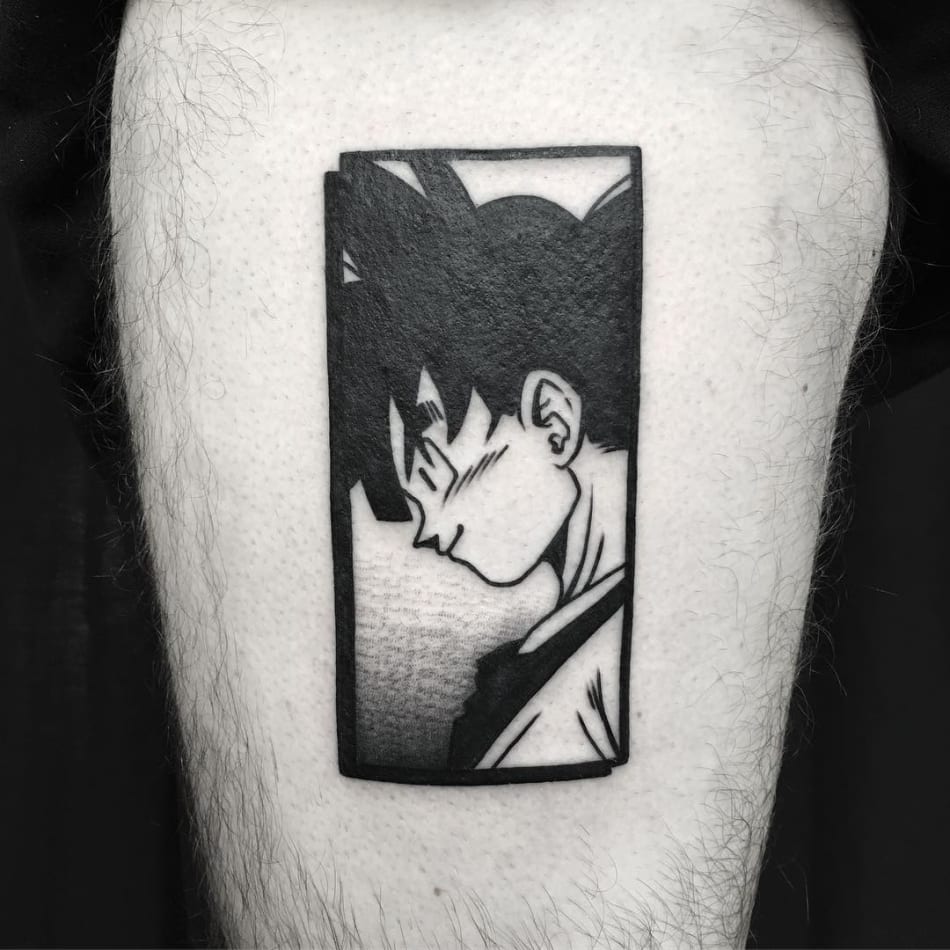 Dragon Ball tattoo Goku