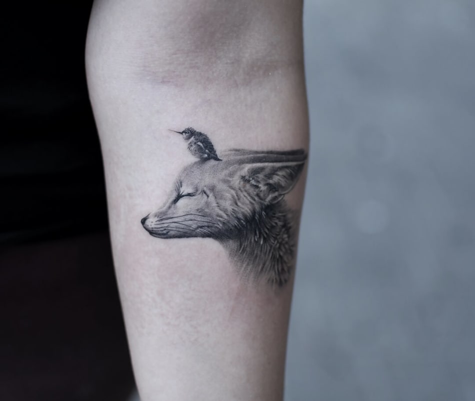 Fox tattoo