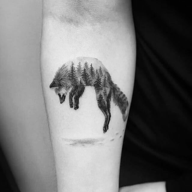 Fox tattoo