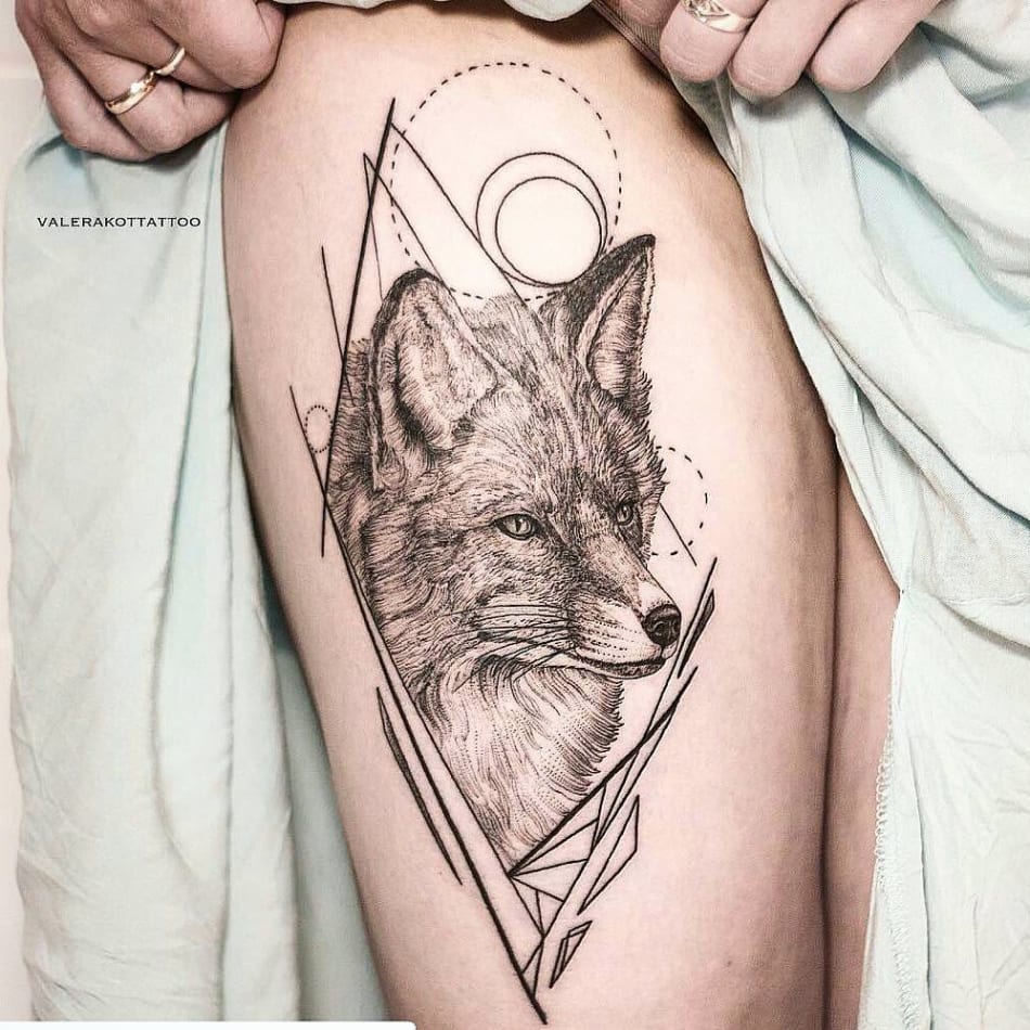 Fox tattoo