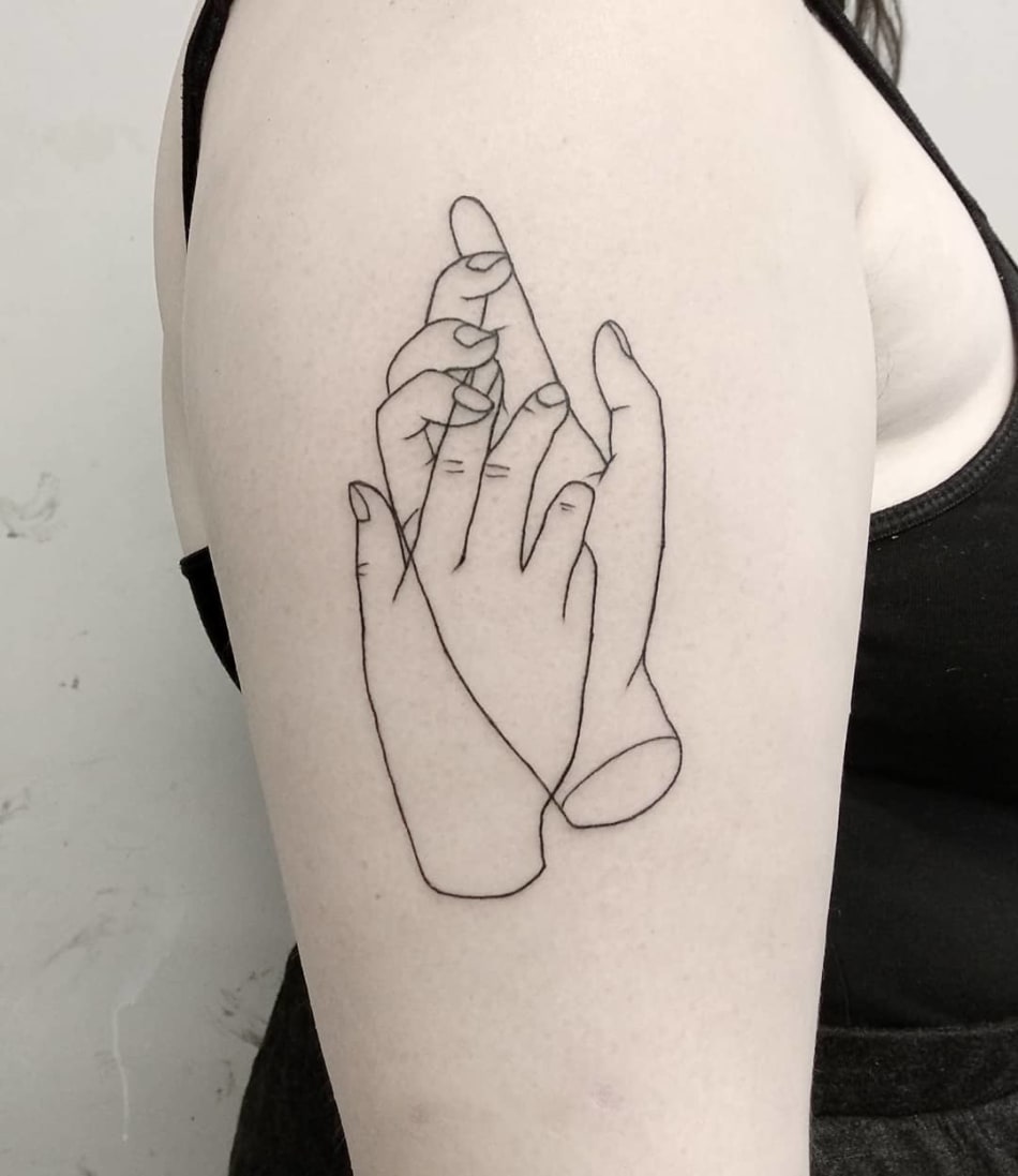 Hands tattoos