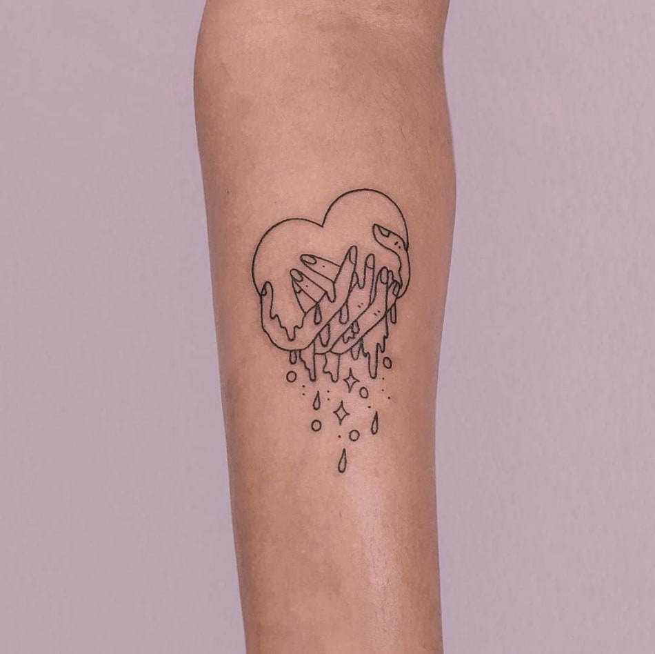 Heart Tattoo Inspiration. Love Tattoos.