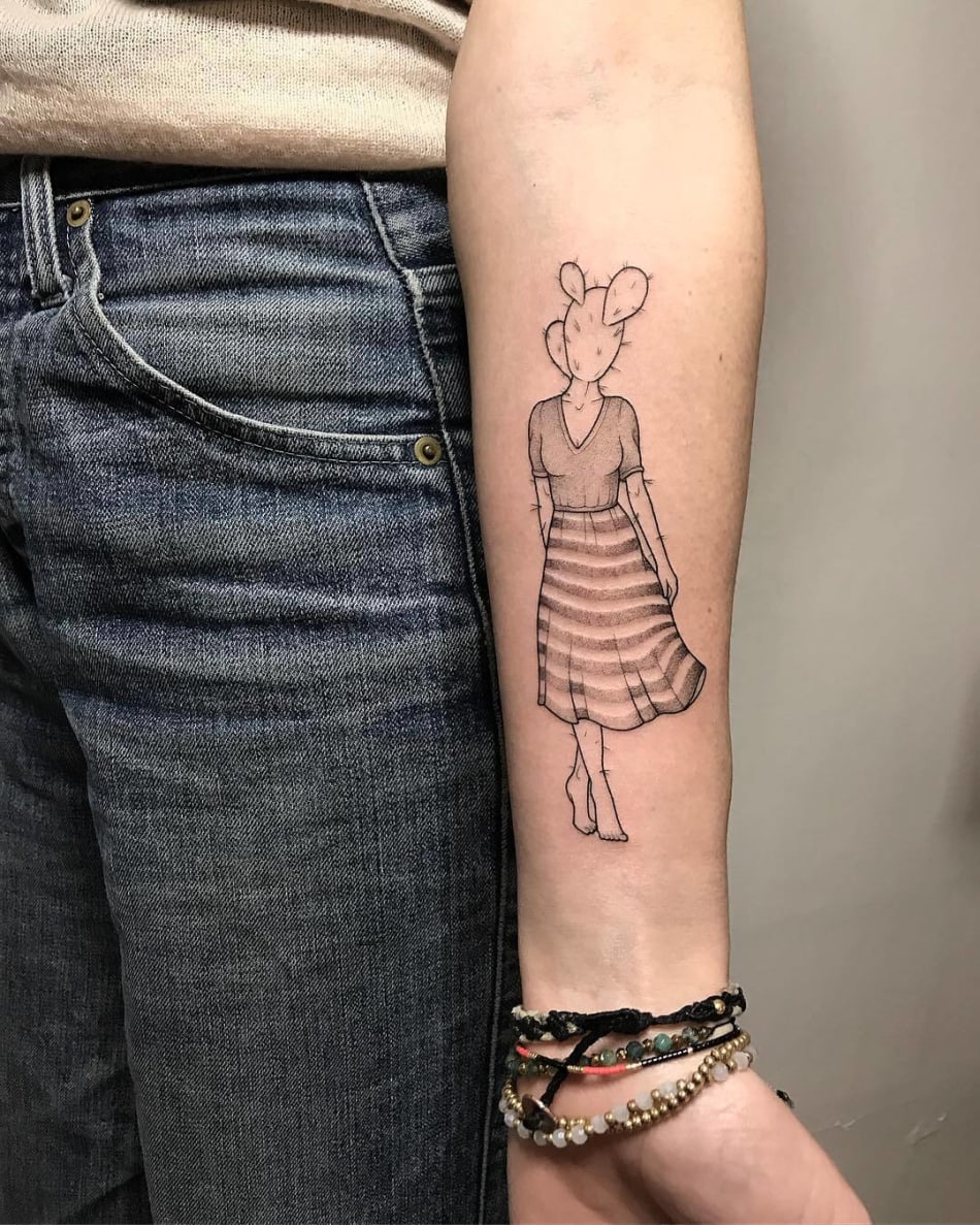 Labigotta cactus tattoo