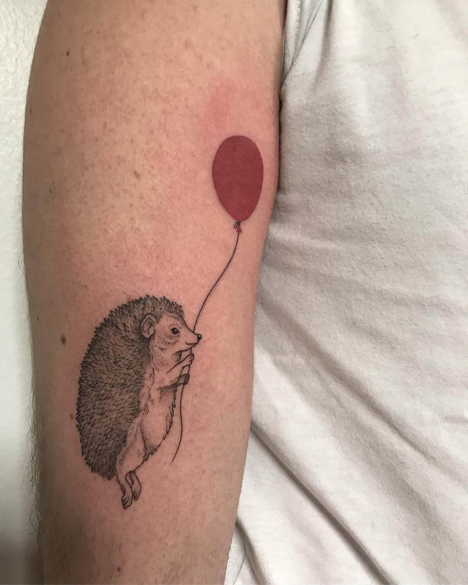 Labigotta hedgehog tattoo