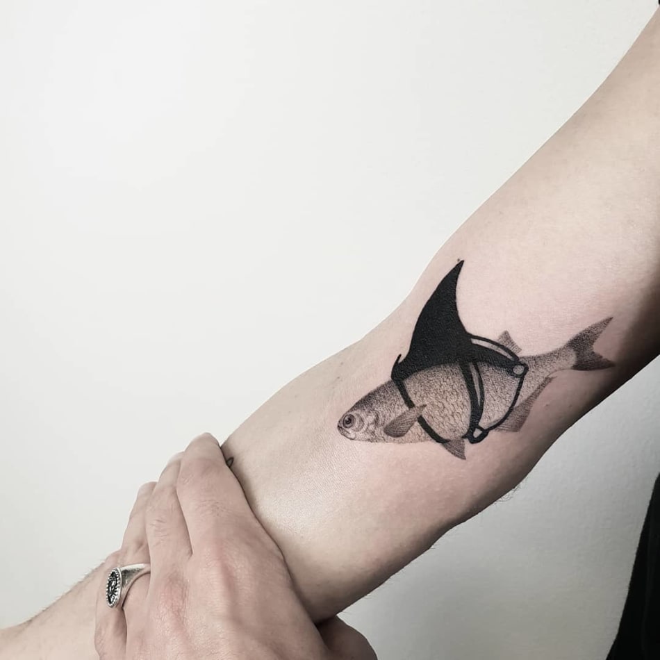 Matteo Nangeroni Fish Tattoo