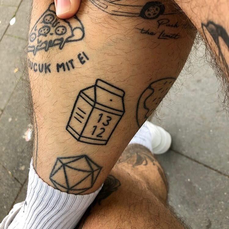 1312milk carton tattoo by Senor Hokati