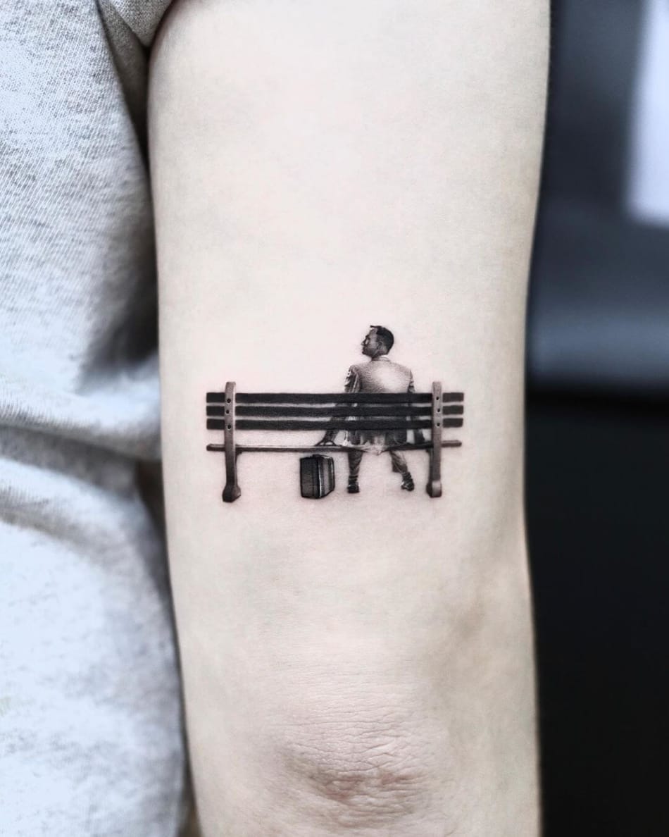 Forrest gump tattoo by Yeono