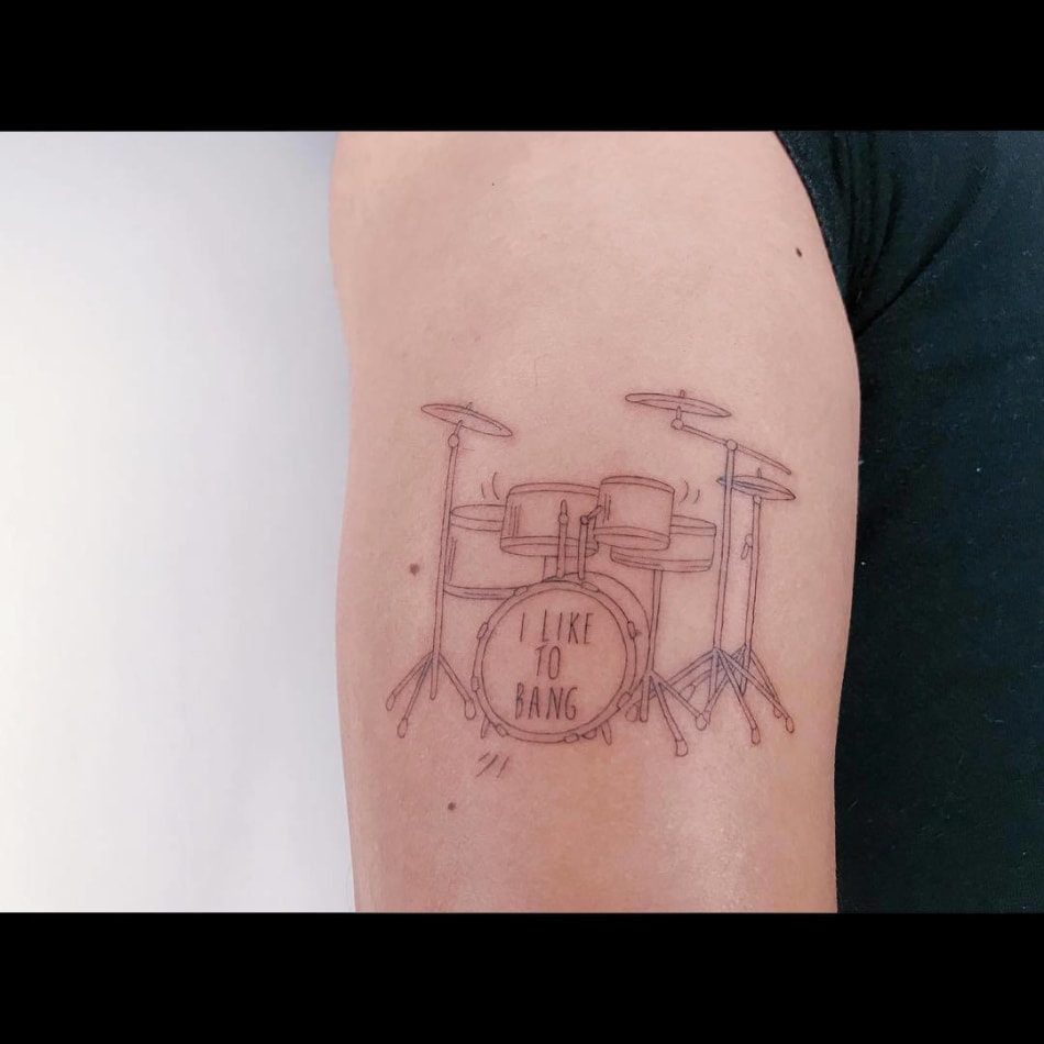 Drummer tattoo