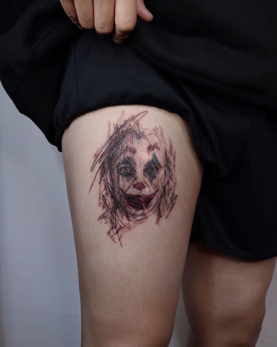 Tattoo uploaded by Tiệm xăm nhỏ của Đô  Why so serious Thời gian thực  hiện 45 phút Giá 1000000 VND Địa chỉ 162 Phạm Thận Duật  Cầu Giấy   Hà