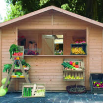 Klimaneutraler Marktstand