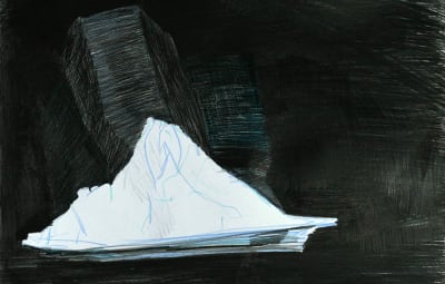 Unknown Iceberg 11 | 2016 | pencil, colored pencil on paper | 30 x 40 cm