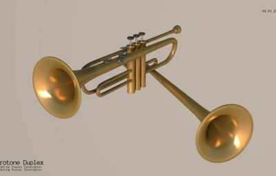 Microtone-Duplex Trumpet