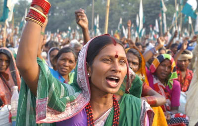 Des femmes s’impliquent pour la non-violence (photo : Barbara Schnetzler) 