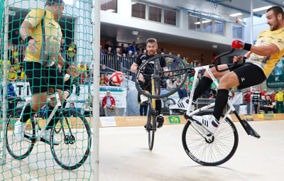 Boden für Radsporthalle