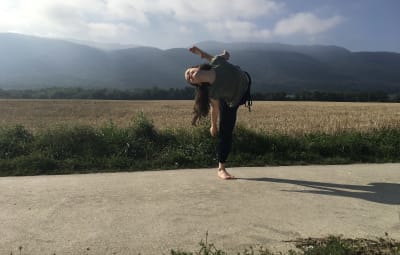 Swiss dancer in Israel