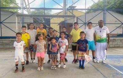 Kids-soccer in Colombia