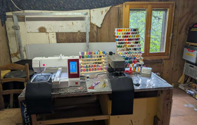 Professionelle Stickmaschine