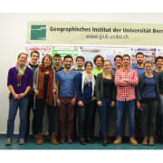 Studierende des Geographischen Instituts der Universität Bern
