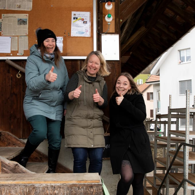 Sibylle, Brigitte und Flurina