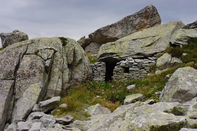 Hirtenschutzhütte nahe der Capanna da l’Albigna