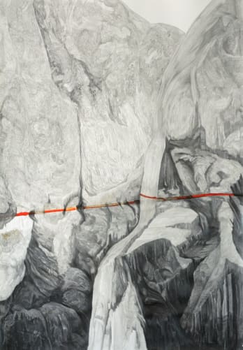 Rocks 9 | 2011 | pencil, colored pencil on paper | 100 x 70 cm