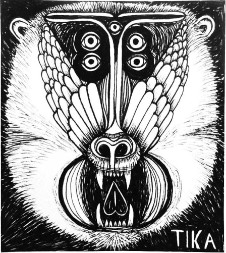 150.- TIKA: BABOON