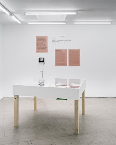 Exhibition at Corner College, Zurich, Photo: Rasmus Norlander