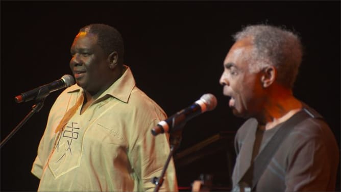 Vusi Mahlasela et Gilberto Gil