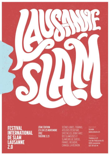 Lausanne Slam 2.0 | Affiche par Kairos (Vevey)