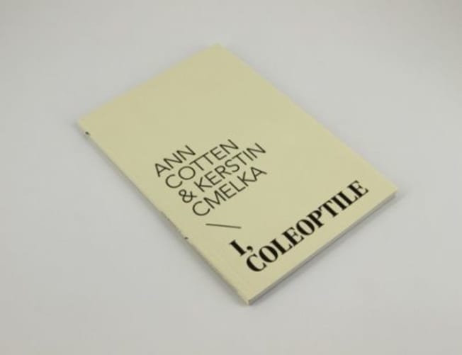 I, Coleoptile / Ann Cotten & Kerstin Cmelka