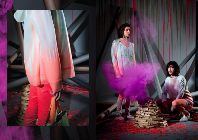 Collection 5 // Shooting Sandra Pointet & Baptiste Coulon // Mannequin Azia Cirlini & Adriana Gassmann