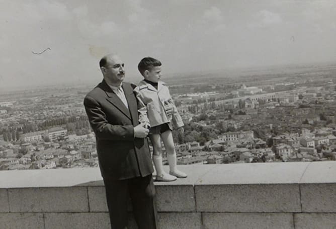 Mein Vater und mein Bruder.