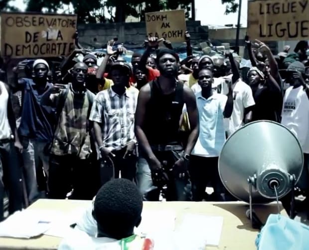 The political hip hop movement, Yen a Marre, Dakar, Senegal